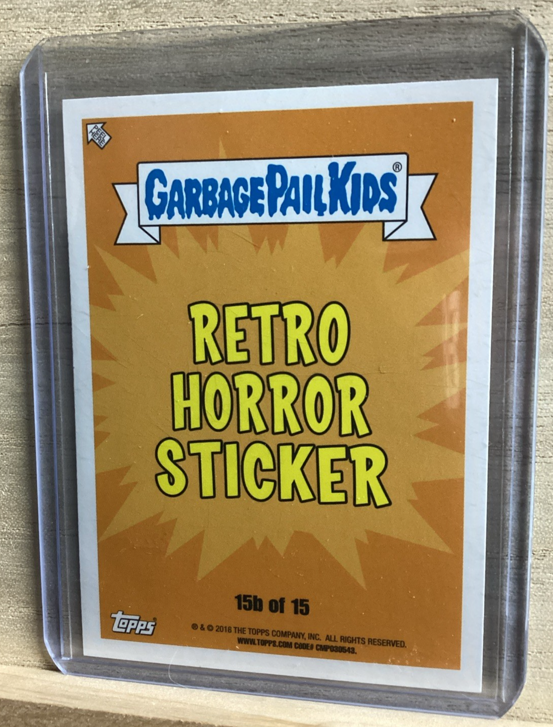 2018 Topps Garbage Pail Kids - Veggie Reggie - Green