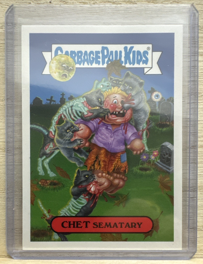 2018 Topps Garbage Pail Kids - Chet Sematary