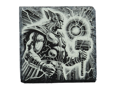 Laser Engraved Slate Coaster - MV1