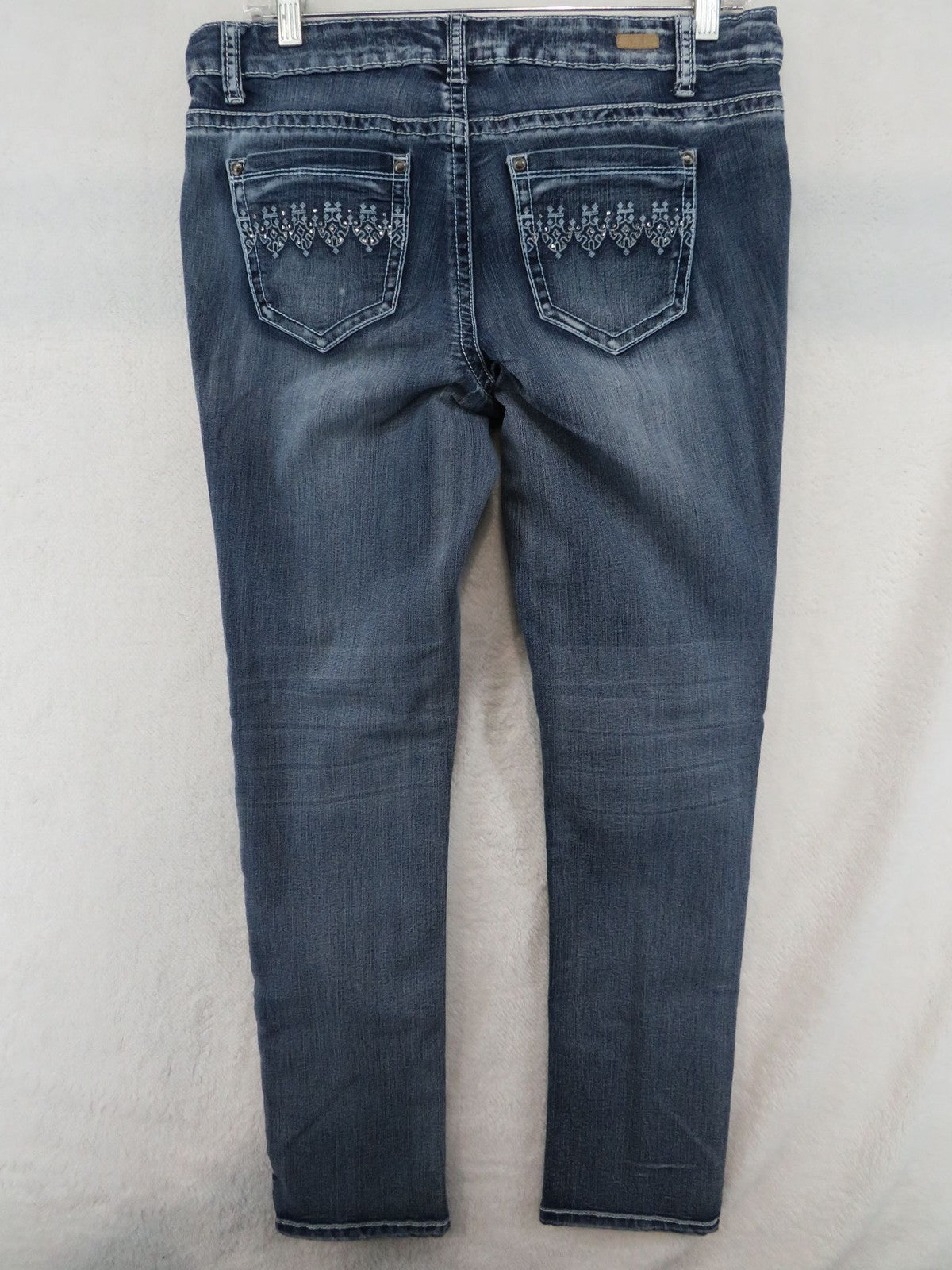 Red Camel Jeans Women's Size 13 - Embroidered Back Pocket Rhinestone Blue