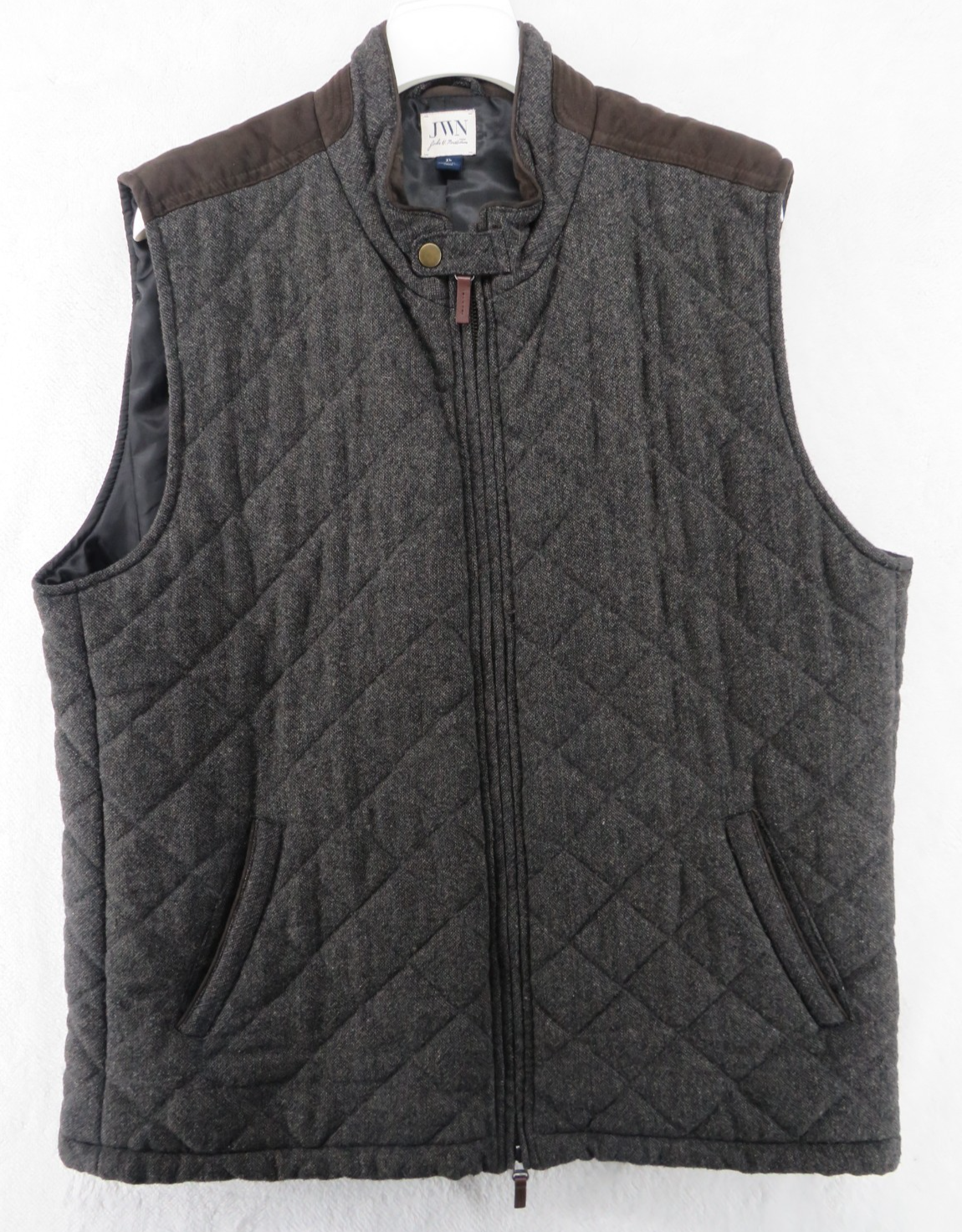 John W. Nordstrom JWN Men's Wool Vest Jacket - Size XL