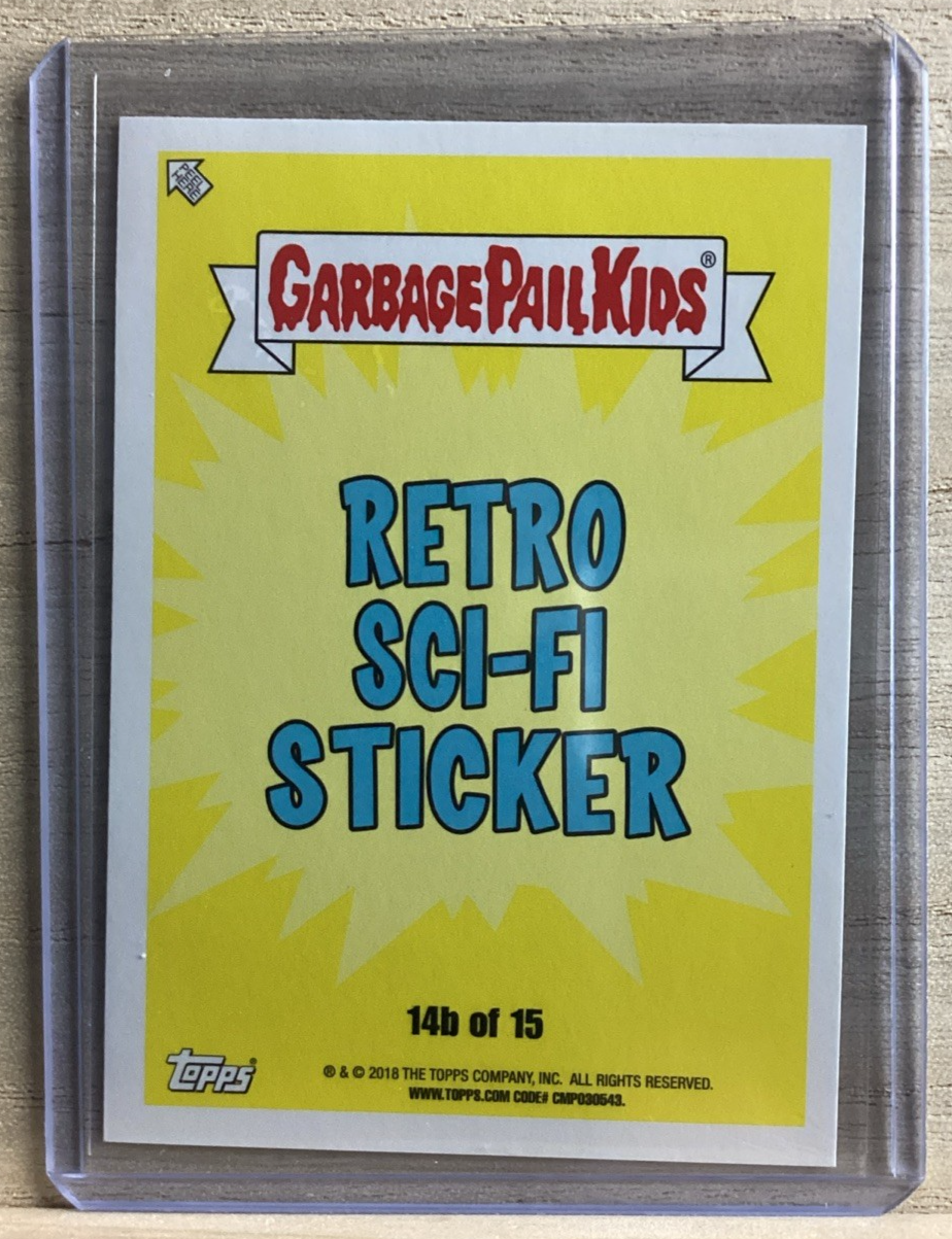 2018 Topps Garbage Pail Kids - Shane the Lizard - Green