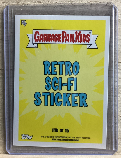2018 Topps Garbage Pail Kids - Shane the Lizard - Green