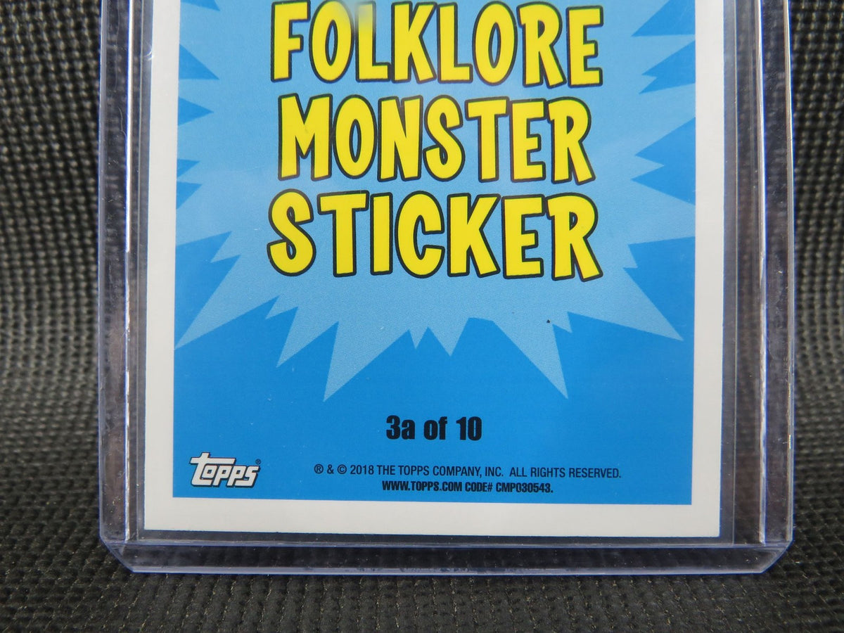 2018 Topps Garbage Pail Kids Jessy Devil Folklore Monster #3a of 10 - Black2