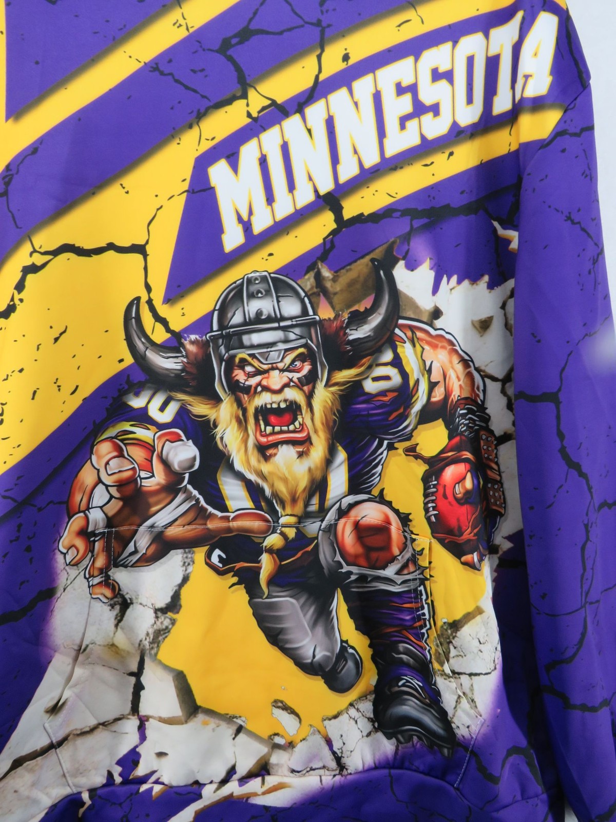 Minnesota Hoodie - Men's XL - Crackle Graphic Pullover1