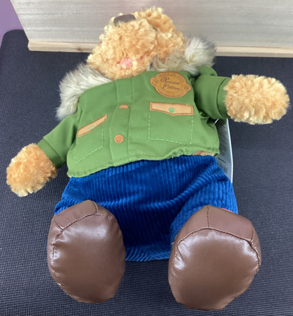 Disney Store Winnie the Pooh Christmas Plush Special Edition-Holiday-Parka