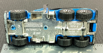 Matchbox SUPERFAST PETERBILT CEMENT CO. LTD BLUE TRUCK