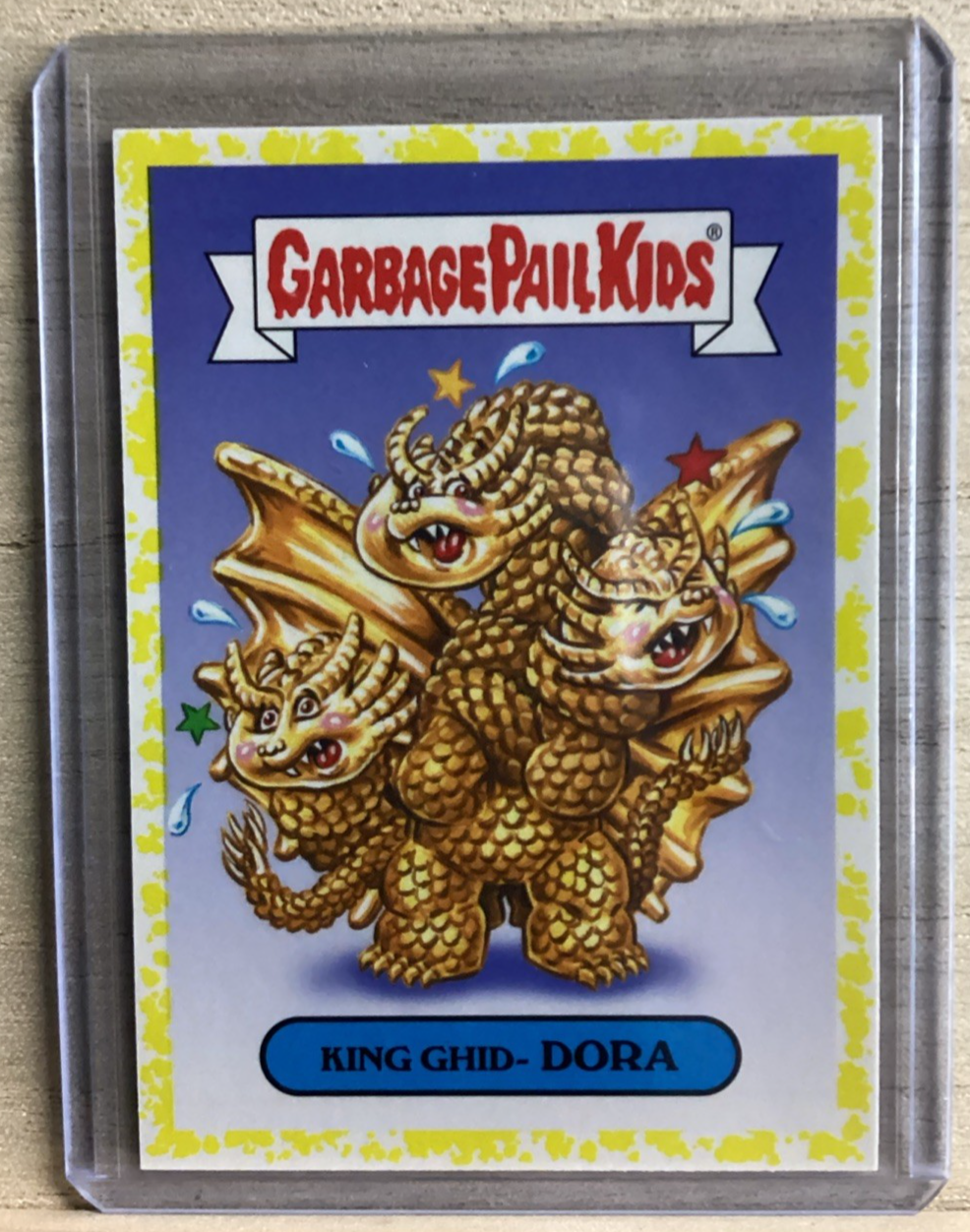 2018 Topps Garbage Pail Kids - King Ghid Dora - Yellow
