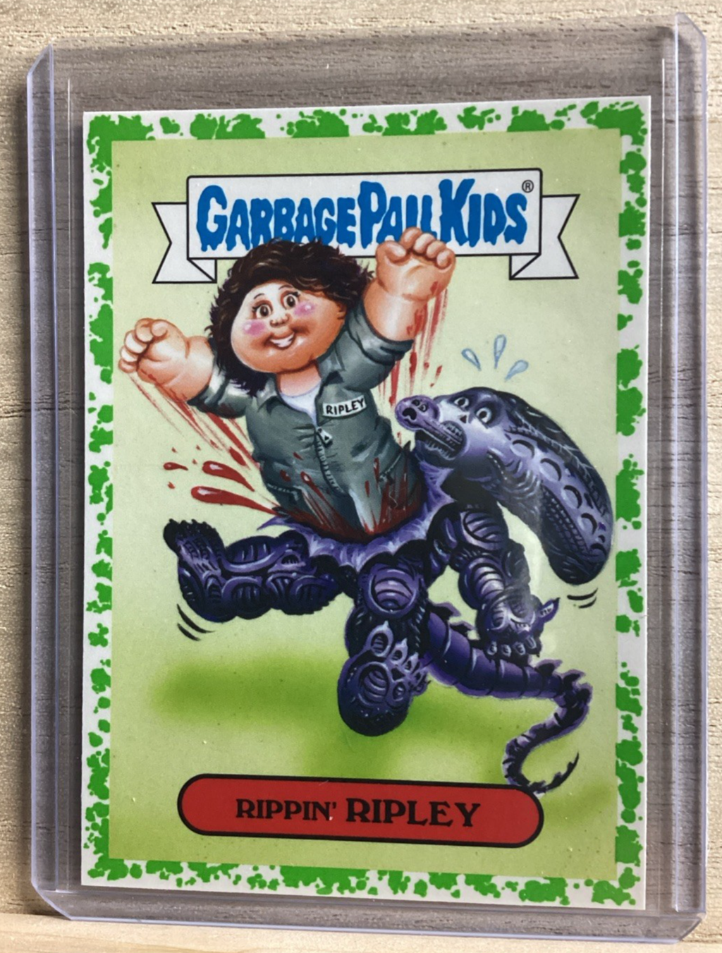 2018 Topps Garbage Pail Kids - Rippin Ripley - Green