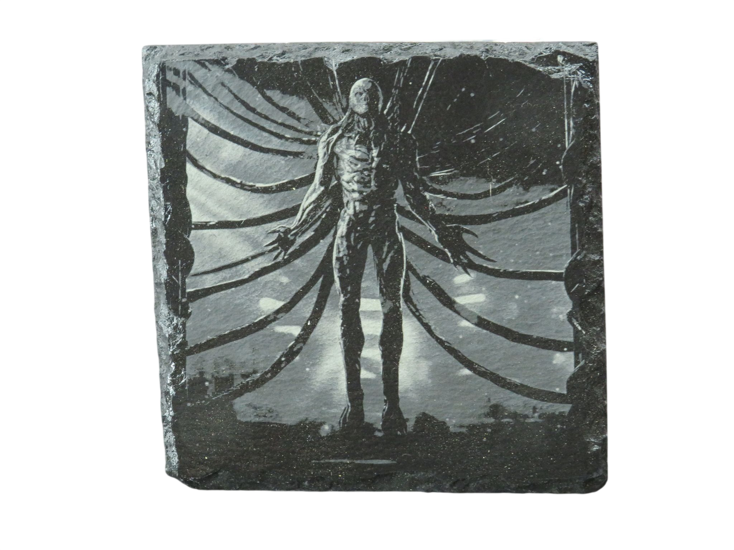 Laser Engraved Slate Coaster - ST6