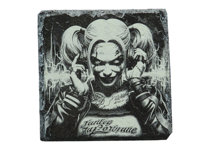 Laser Engraved Slate Coaster - DC7