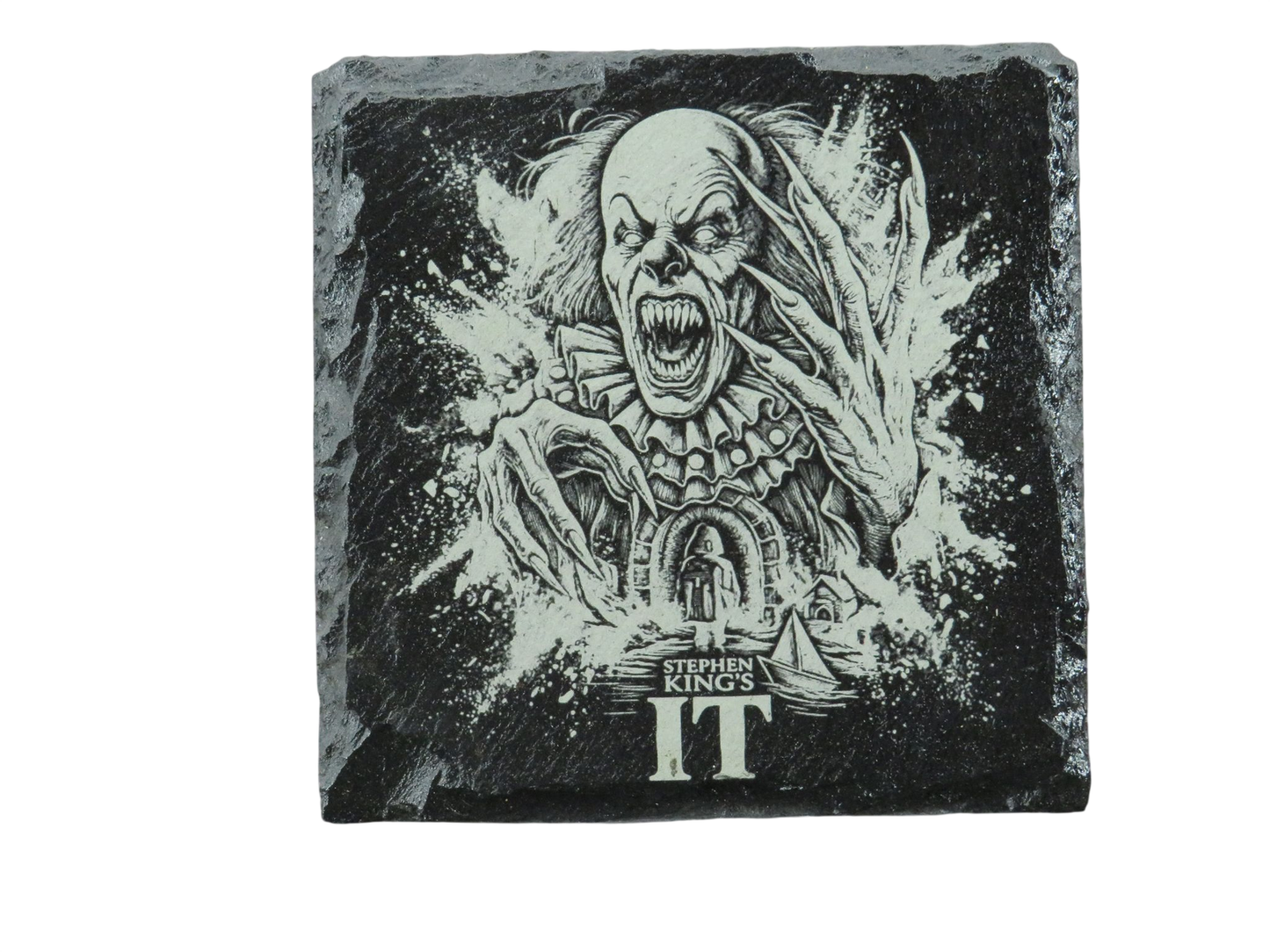 Laser Engraved Slate Coaster - PW5