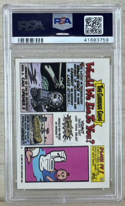 1988 Topps Garbage Pail Kids - Walt To Wall #548a - PSA 8