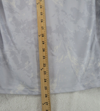 Hulk Performance Fishing Gray/white Shirt - Size Small