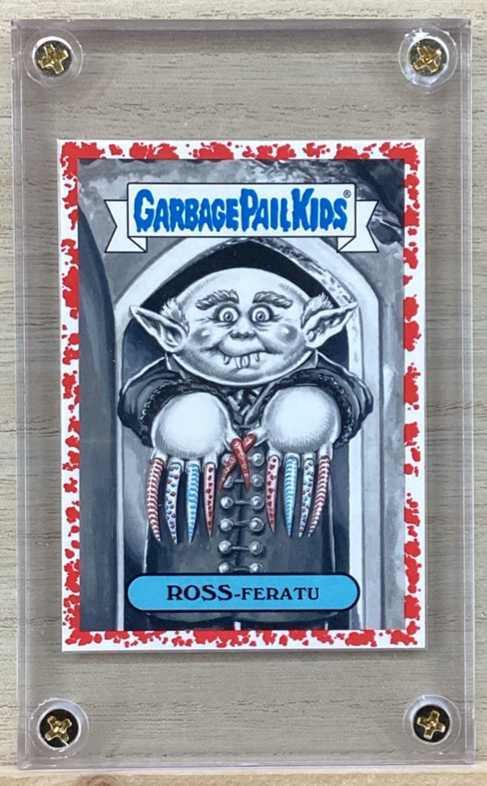 2018 Topps Garbage Pail Kids - Ross Feratu - Red 12/75
