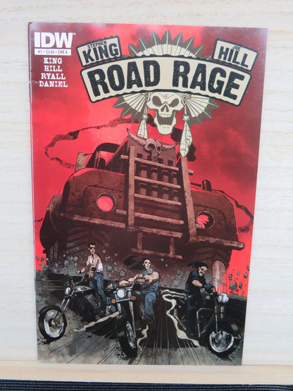 Road Rage #1 2012 - CVR A - IDW Comic - Stephen King, Joe Hill