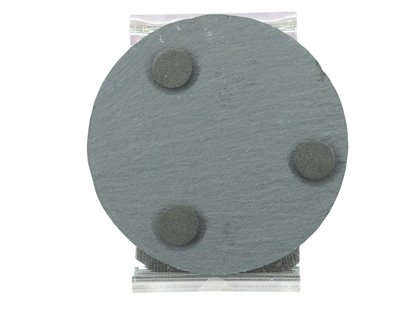 Laser Engraved Round Slate Coaster - PH3