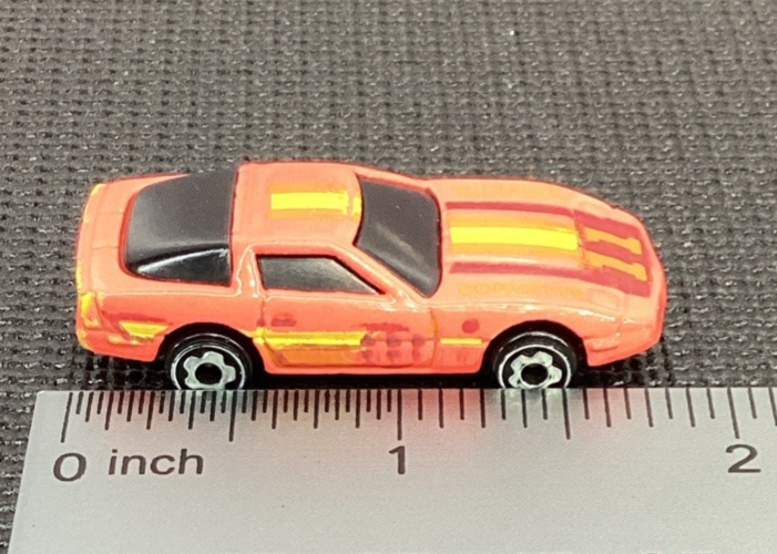 Hot Wheels Corvette  1982 Orange w/ Yellow/Brown Stripe