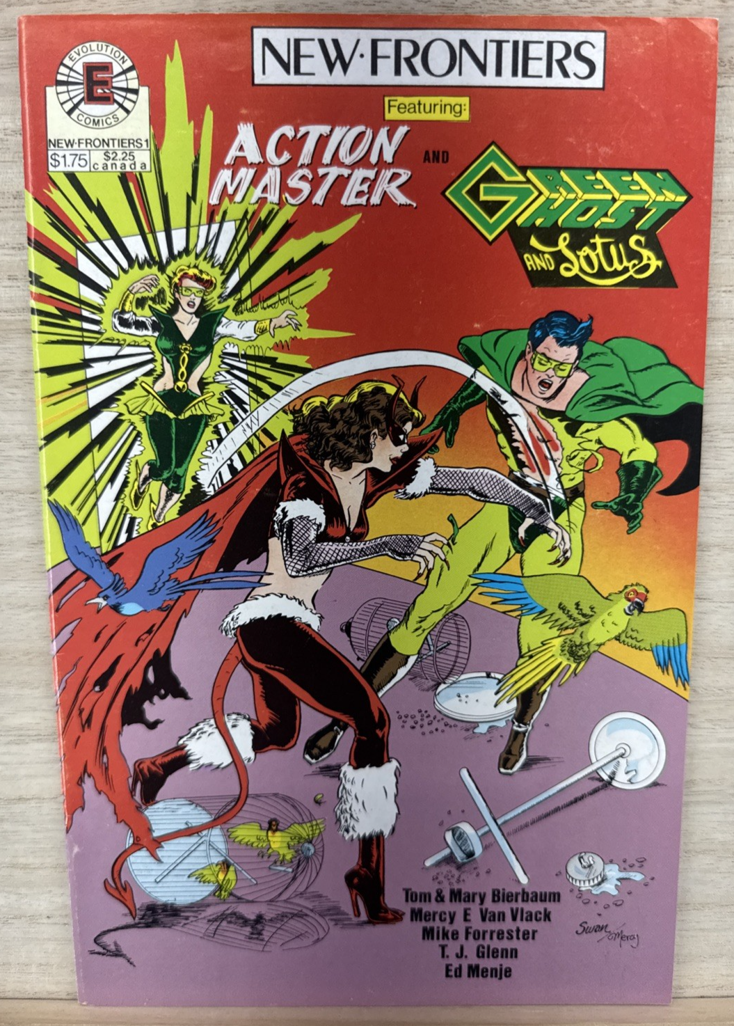 New Frontiers Featuring Action Master & Green Ghost #1 - 1991 - Evolution Comic