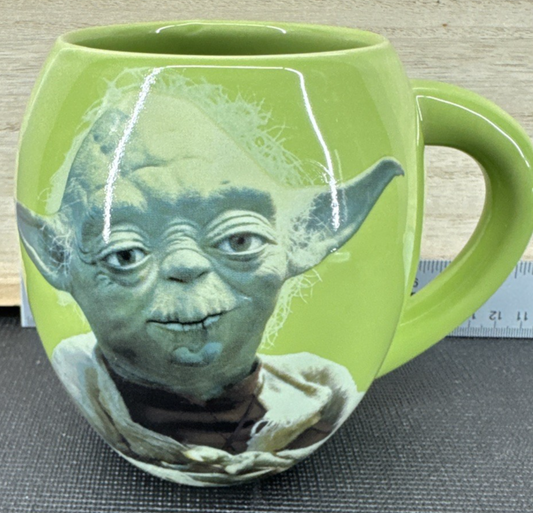 Star Wars Yoda Coffee Mug - May The Force Be With You - 16 Oz. 4.5” Tall - 2013