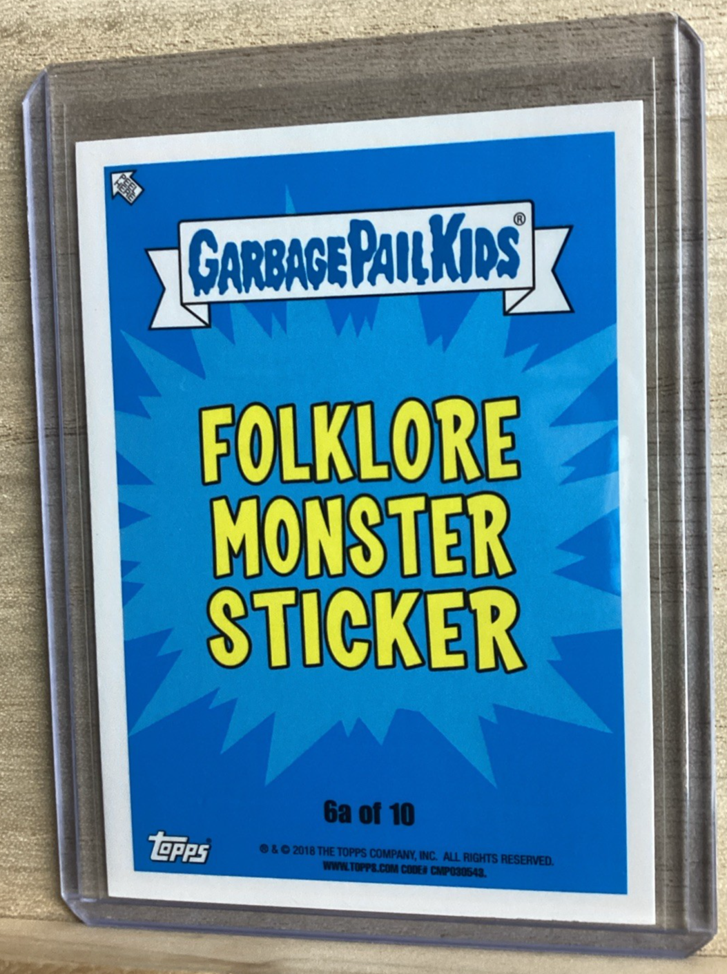 2018 Garbage Pail Kids - Moth Manuel - Green