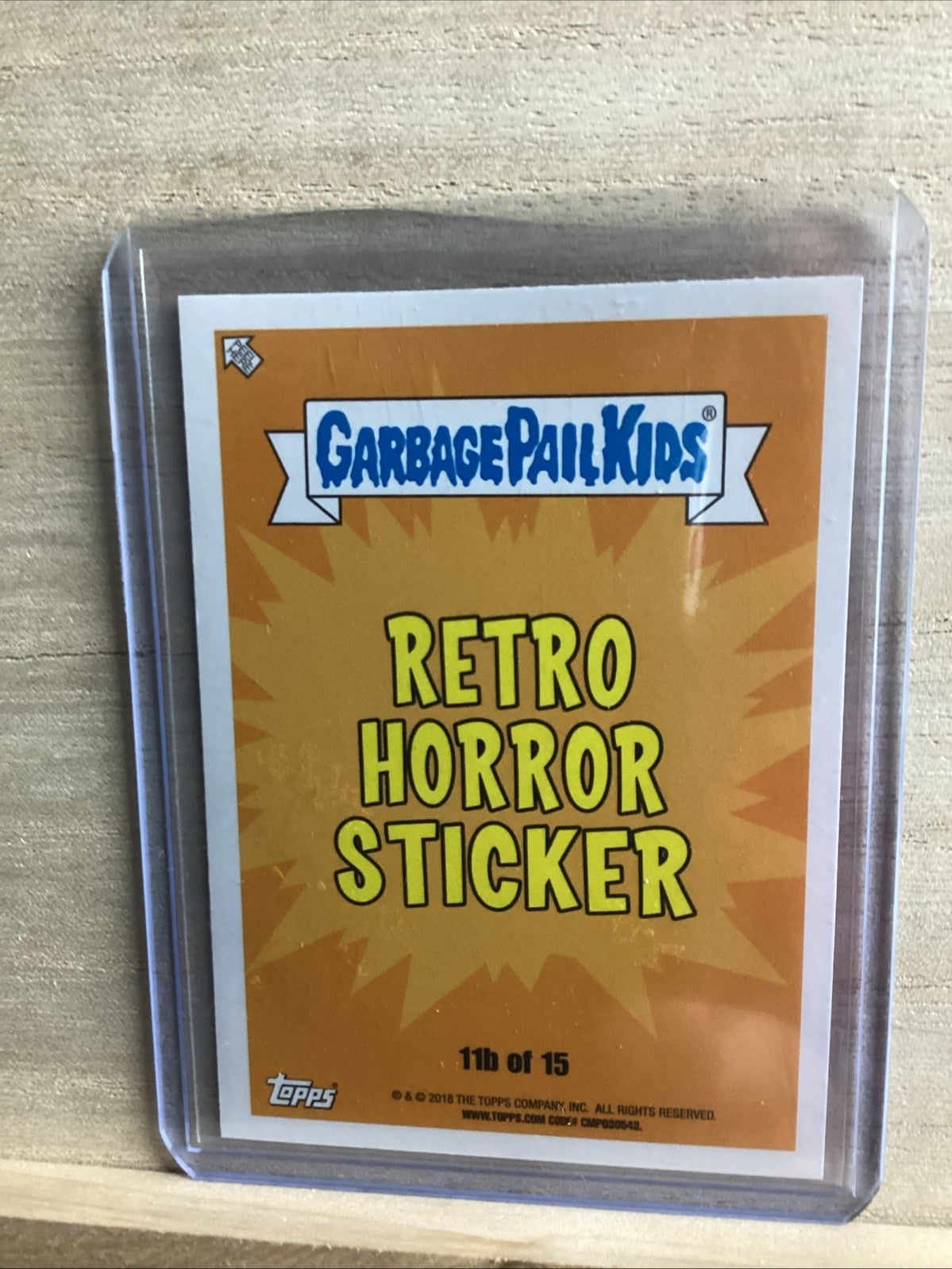 2018 Topps Garbage Pail Kids - Hitch Coco - Green
