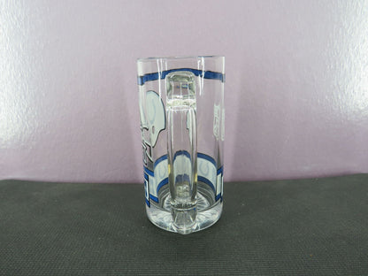 Vintage Indianapolis Colts Beer Mug Stein Tall Glass 1980s NFL