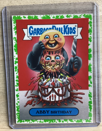 2018 Topps Garbage Pail Kids - Abby Birthday - Green