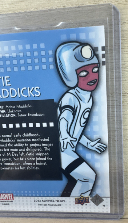 2013 Upper Deck Marvel Now SILVER - #7 Artie Maddicks