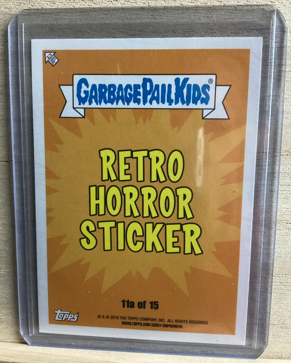 2018 Topps Garbage Pail Kids - The Birdie