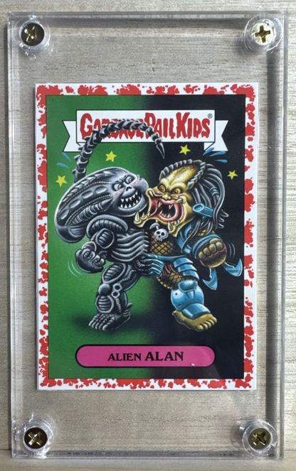 2018 Topps Garbage Pail Kids - Alien Alan - Red 28/75