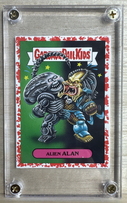 2018 Topps Garbage Pail Kids - Alien Alan - Red 28/75