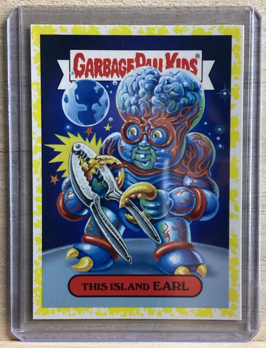 2018 Topps Garbage Pail Kids - This Island Earl - Yellow