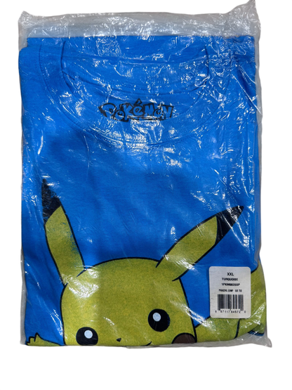 Pokemon Pikachu T-Shirt Men's XXL - Short Sleeve Tee