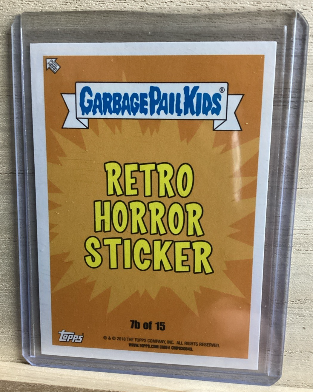 2018 topps garbage pail kids - Frye Boy - Green