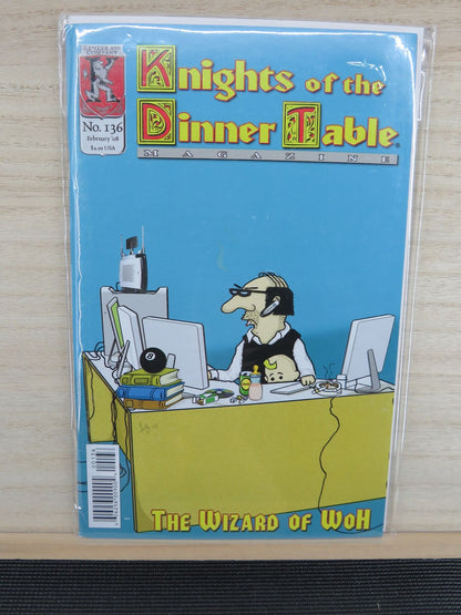 Knights of the Dinner Table Magazine #136 Feb 2008 - Kenzer and Company