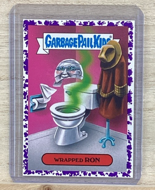 2018 Topps Garbage Pail Kids -  Wrapped Ron - Purple