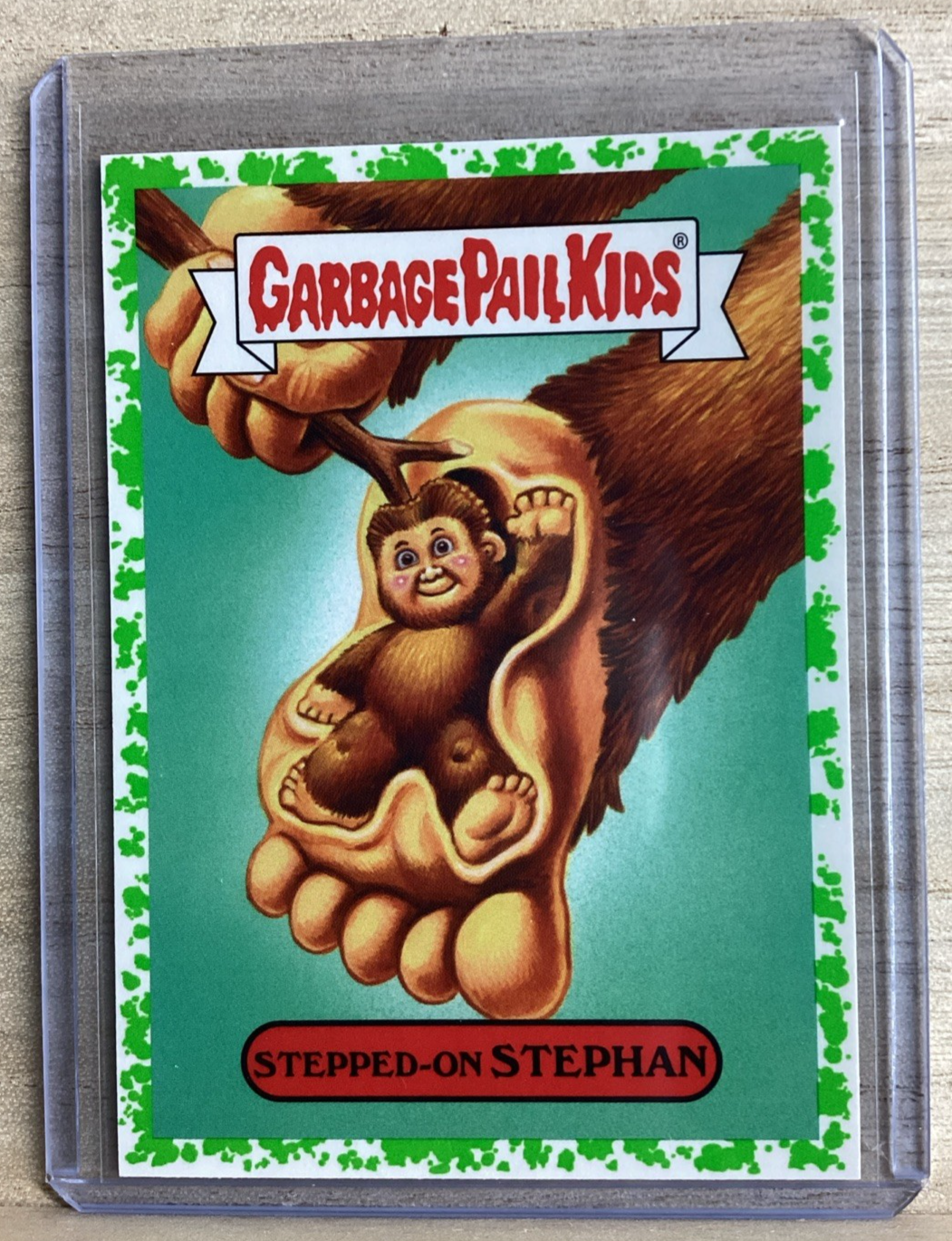 2018 Garbage Pail Kids - Stepped on Stephan - Green
