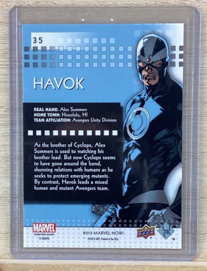 2013 Upper Deck Marvel Now SILVER - #35 Havok