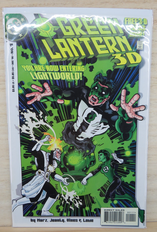 GREEN LANTERN 3D #1  - NO GLASSES - DC COMICS - 1998