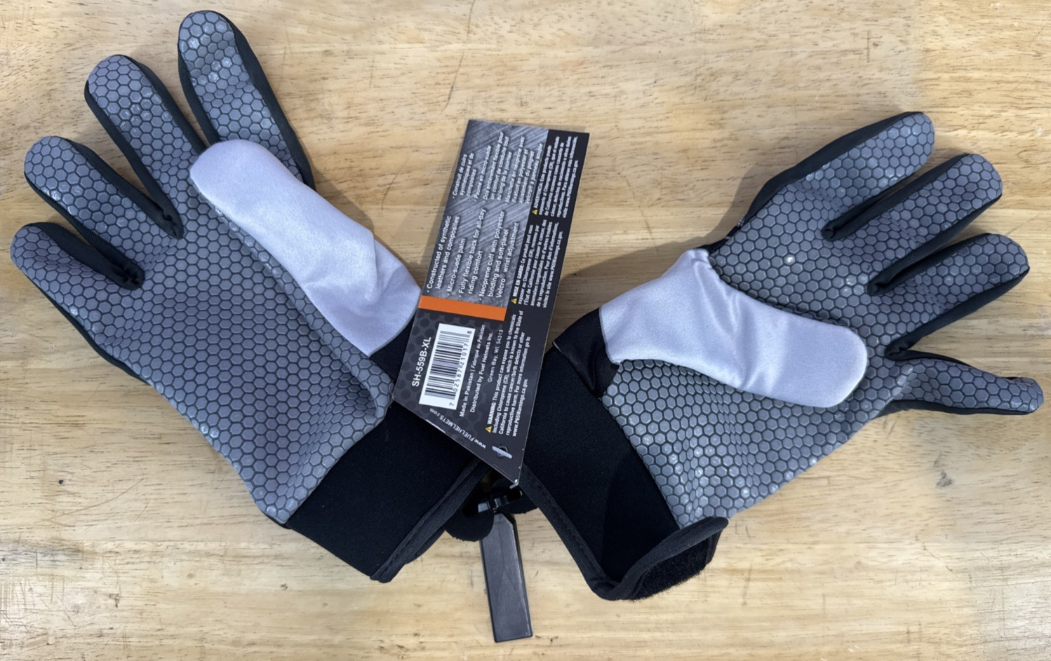 Adult MX off-road, ATV, BMX, Cycling, Riding, Outdoor Gloves - Black/Grey, XL