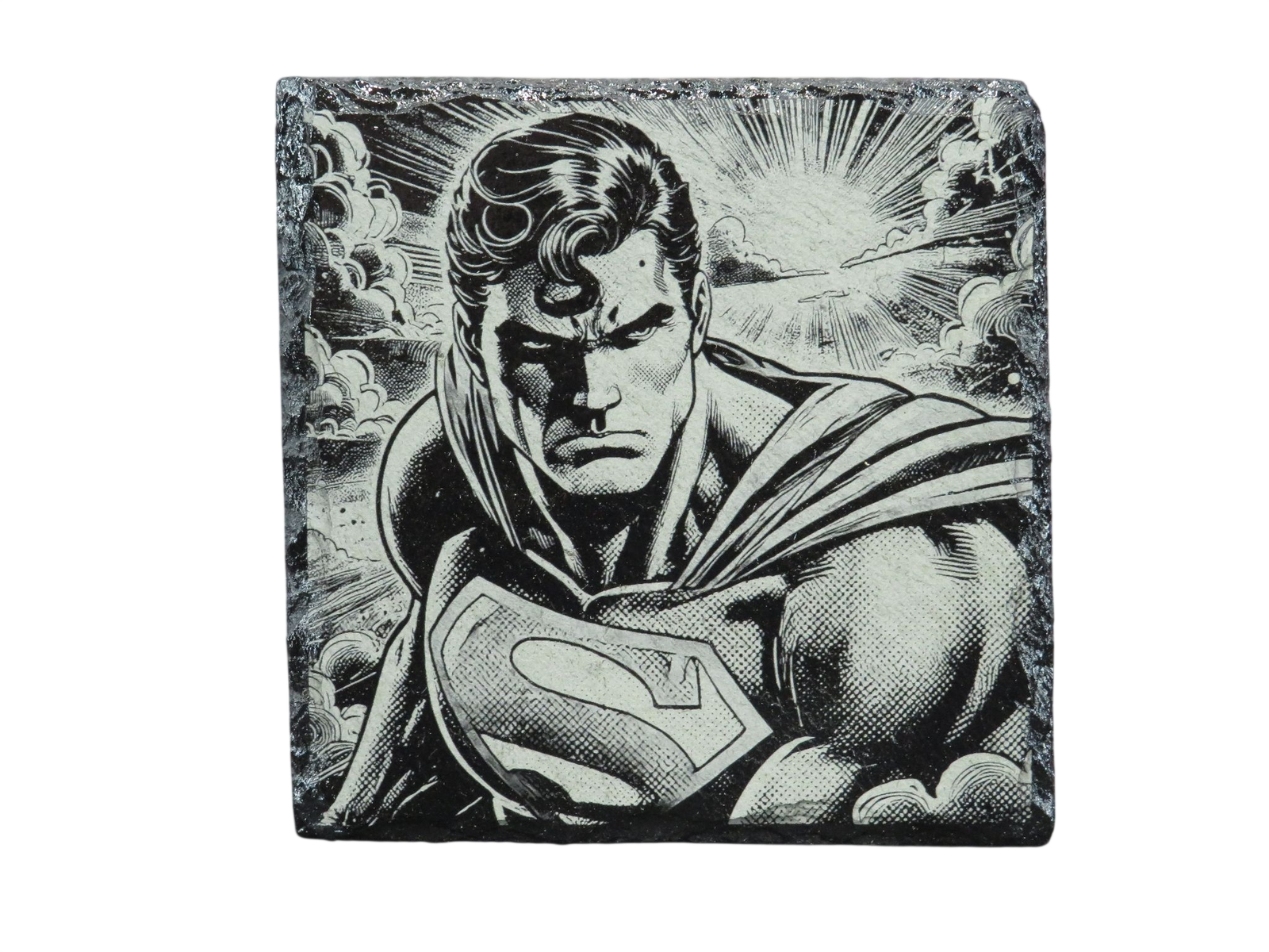 Laser Engraved Slate Coaster - DC1