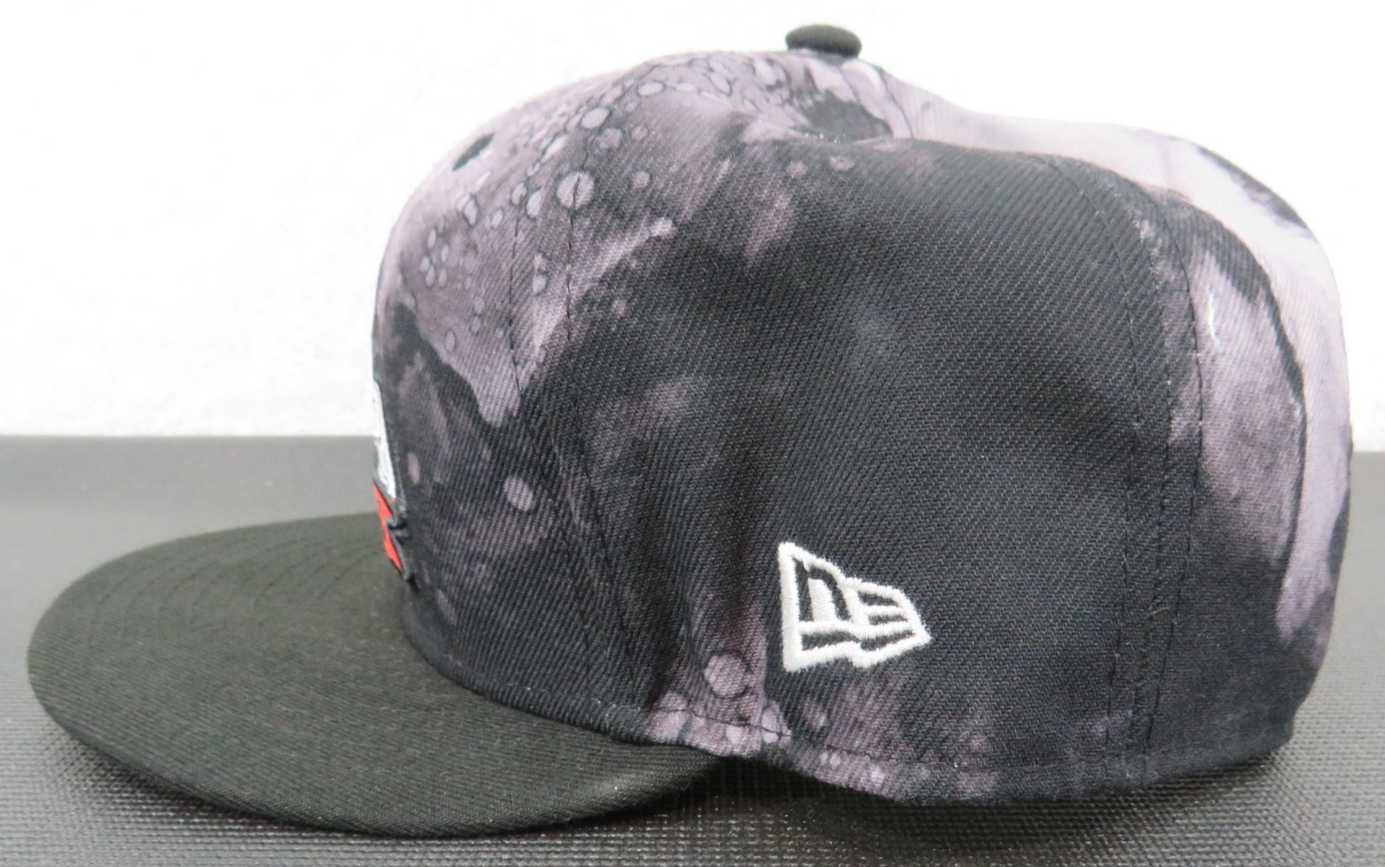 Cincinnati Bengals New Era black Ink Dye 9FIFTY Snapback Hat Flatbill