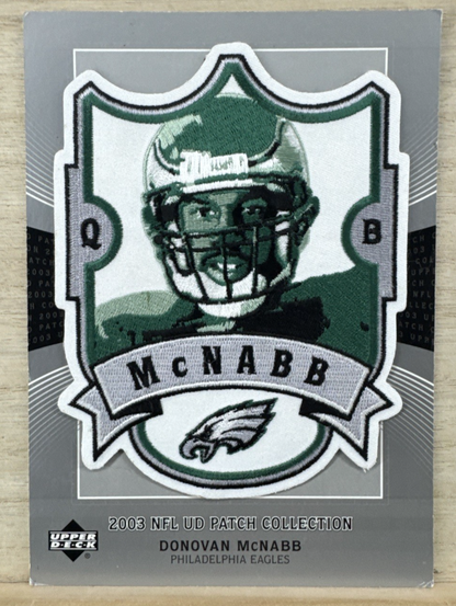 2003 Upper Deck Patch Collection - Jumbo Souvenir Patch Donovan McNabb #DM