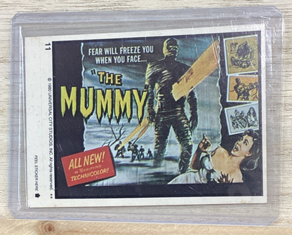 1980 Universal City Studios Monster Hall of Fame Sticker / The Mummy #110