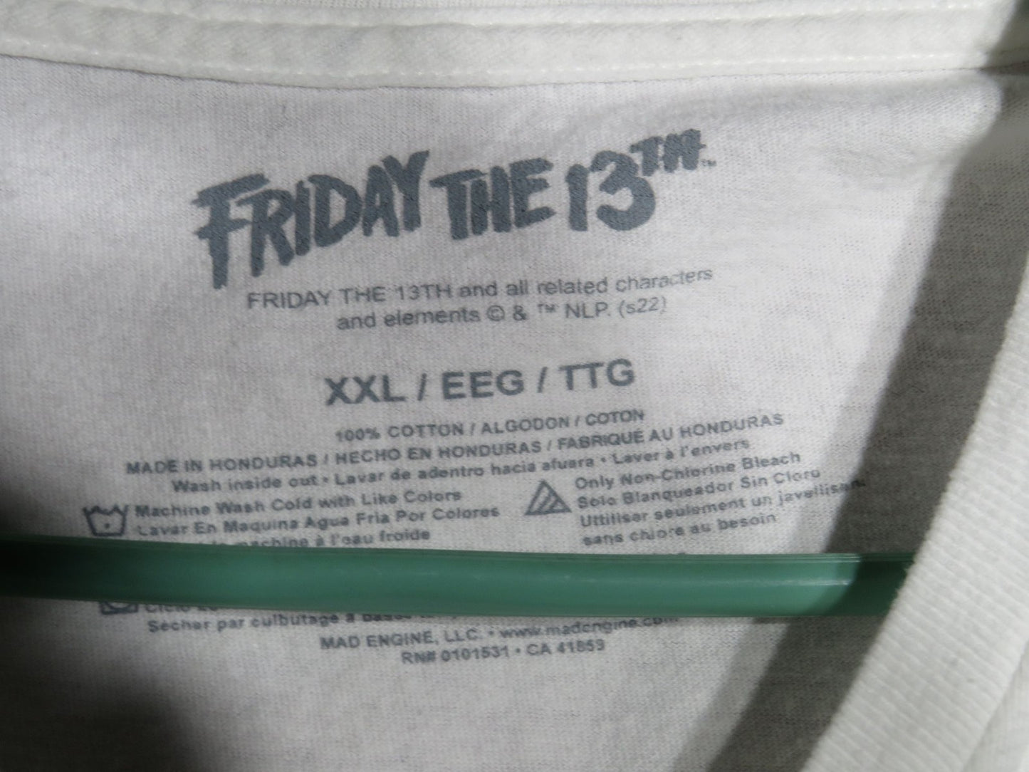 Friday The 13th T-Shirt - Mens XXL - Short Sleeve Tee