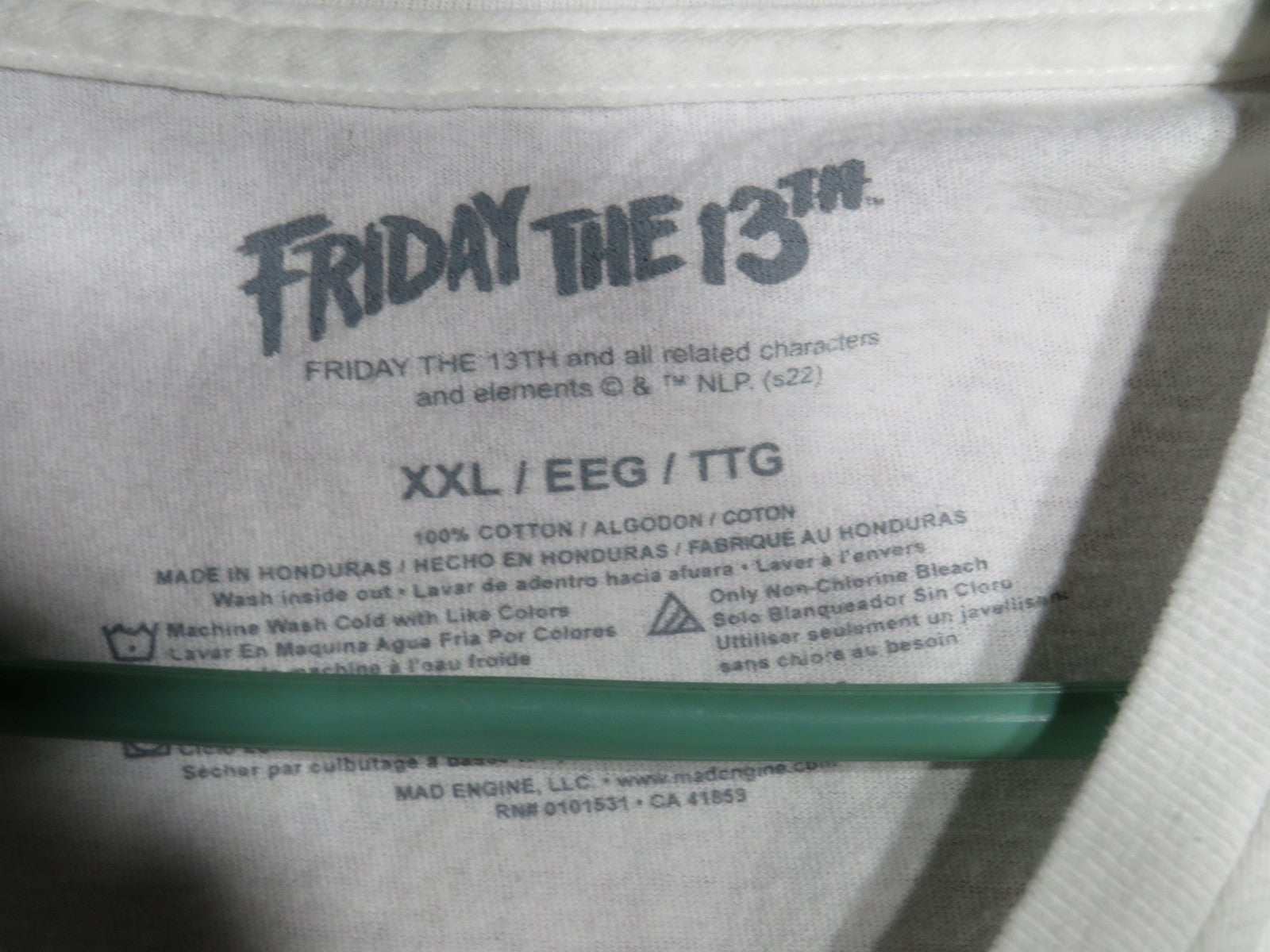Friday The 13th T-Shirt - Mens XXL - Short Sleeve Tee
