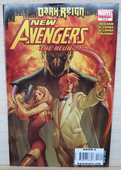 New Avengers The Reunion #3 of 4 - Dark Reign - Marvel Comic