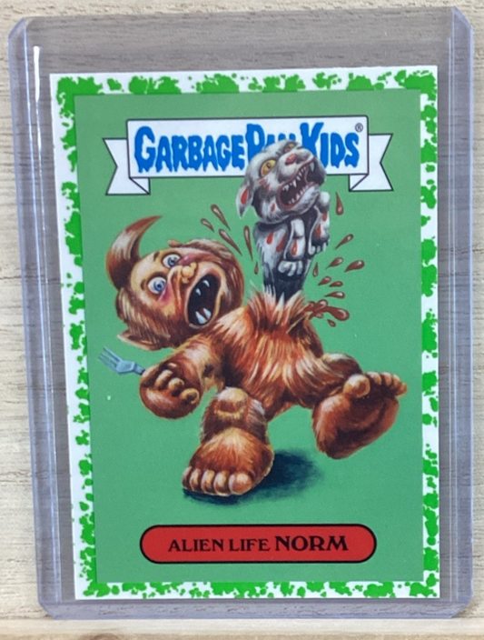 2018 Topps Garbage Pail Kids - Alien Life Norm - Green