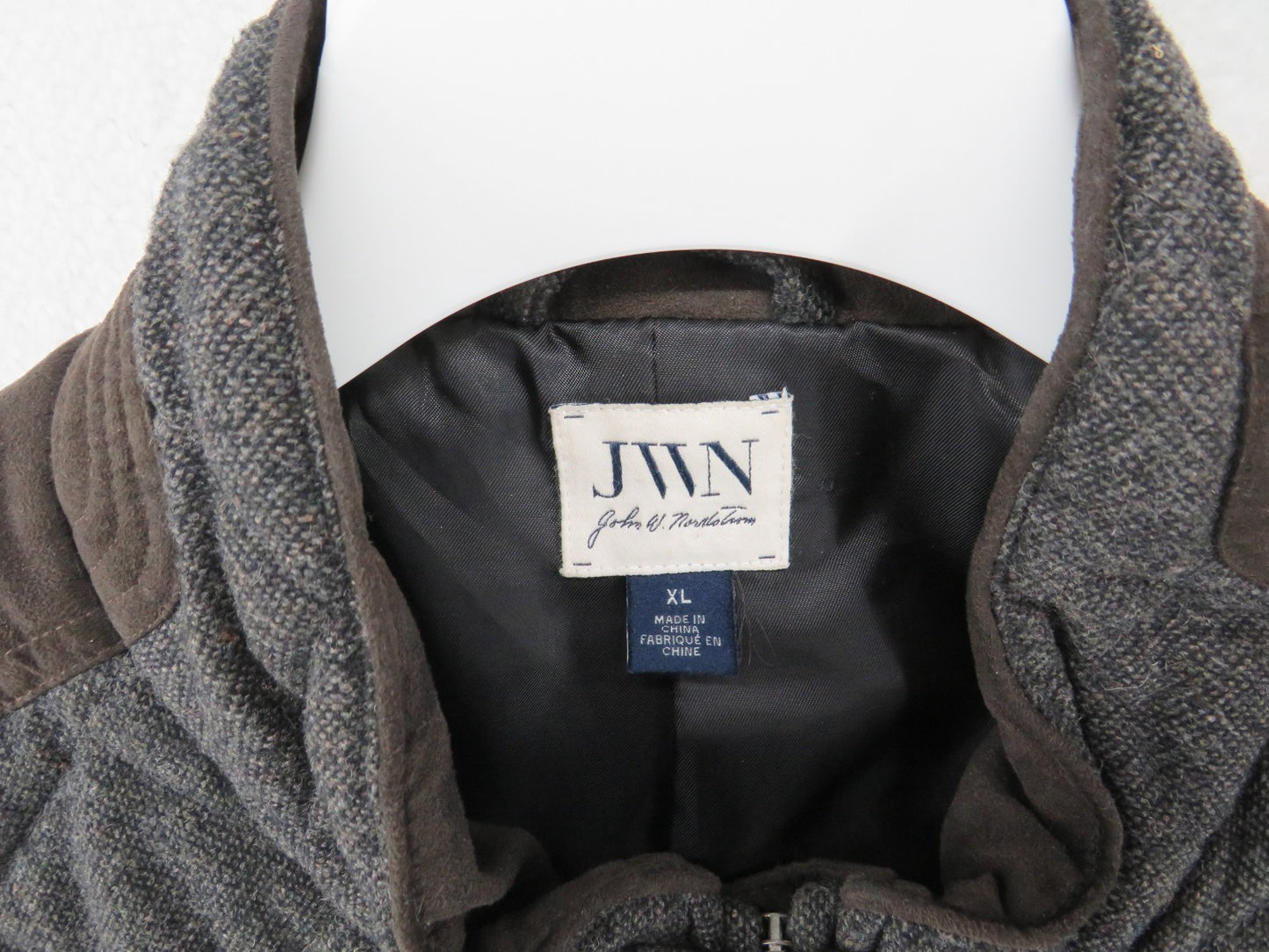 John W. Nordstrom JWN Men's Wool Vest Jacket - Size XL